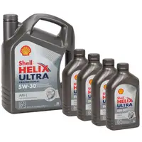 9L 9 Liter SHELL Motor&ouml;l &Ouml;l HELIX ULTRA Professional AM-L 5W30 f&uuml;r BMW LL-04
