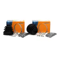 2x SPIDAN 24466 Achsmanschette Satz f&uuml;r AUDI A3 8P VW GOLF 4 5 6 vorne GETRIEBESEITIG