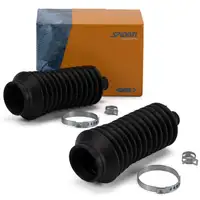 2x SPIDAN Spurstange Manschette für RENAULT Clio 2 Kangoo Megane 1 Scenic 1 vorne