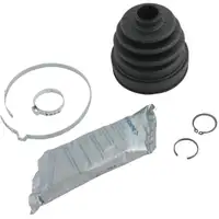 2x SPIDAN 24466 Achsmanschette Satz f&uuml;r AUDI A3 8P VW GOLF 4 5 6 vorne GETRIEBESEITIG