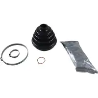 2x SPIDAN Axle Boot Set for OPEL Astra F, Calibra A, Vectra A (Front, Wheel Side)