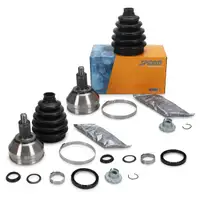 2x SPIDAN 36037 Gelenksatz Antriebswelle f&uuml;r VW Polo 5 8X Ibiza 4 Fabia 3 vorne radseitig