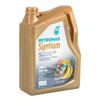9L 9 Liter PETRONAS Syntium 5000 CP 5W-30 Motor&ouml;l &Ouml;l f&uuml;r MB 229.51/52 PSA B712290 Renault