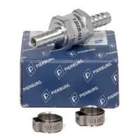 PIERBURG R&uuml;ckschlagventil + 2x Schellen f&uuml;r AUDI 80 90 VW Golf 2 Jetta 2 1.6 D/TD