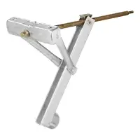 PROPLUS 361501 Ausdrehst&uuml;tze St&uuml;tzfu&szlig; Steckst&uuml;tze Wohnwagen Kurbelst&uuml;tzen 500KG