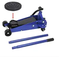 2x Aufnahme Wagenheber Gummiauflage Gummiblock Gummiklotz f&uuml;r Rangierwagenheber 127mm