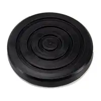 2x Aufnahme Wagenheber Gummiauflage Gummiblock Gummiklotz f&uuml;r Rangierwagenheber 127mm