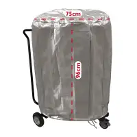 PROPLUS Felgenst&auml;nder fahrbar mit Handgriff f&uuml;r 4 Reifen bis 225mm + Schutzh&uuml;lle