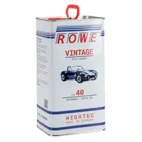 20L 20 Liter ROWE Motor&ouml;l &Ouml;l VINTAGE Mild Legiert SAE 40 Oldtimer Einbereichs&ouml;l