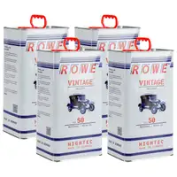 20L 20 Liter ROWE Motor&ouml;l &Ouml;l VINTAGE Unlegiert SAE 50 Oldtimer Einbereichs&ouml;l