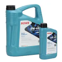 6L 6 Liter ROWE MULTI FORMULA 5W-40 5W40 Motor&ouml;l &Ouml;l f&uuml;r MB 229.31/51 VW 505.00/505.01