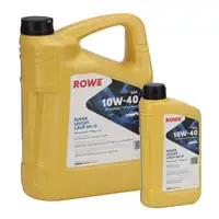6L 6 Liter ROWE SUPER LEICHTLAUF HC-O 10W-40 10W40 Motor&ouml;l &Ouml;l f&uuml;r MB 229.3 501.01/505.00
