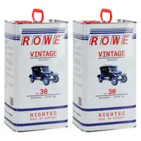 10L 10 Liter ROWE Motor&ouml;l &Ouml;l VINTAGE Unlegiert SAE 30 Oldtimer Einbereichs&ouml;l