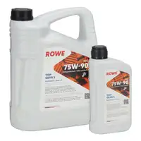 6L 6 Liter ROWE TOPGEAR S SAE 75W-90 Getriebe&ouml;l Schaltgetriebe&ouml;l API GL-4 GL-5