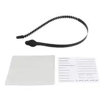 100x Reifen-Einlagerungsband mit Beschriftungsfeld Reifenanh&auml;nger