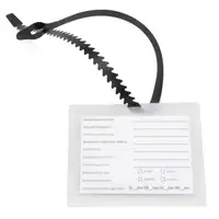 100x Reifen-Einlagerungsband mit Beschriftungsfeld Reifenanh&auml;nger