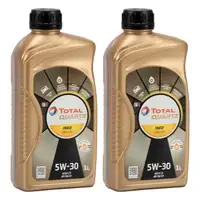 2L 2 Liter TOTAL QUARTZ INEO LONGLIFE 5W30 Motor&ouml;l &Ouml;l VW 504/507.00 MB 229.51