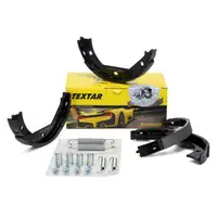 TEXTAR 91049300 Bremsbacken + Federn Satz f&uuml;r BMW E81-88 E46 E90-93 F30-34 F32-36 E39 X1