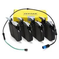 TEXTAR 2261801 Bremsbelage + Warnkontaktsensor f&uuml;r BMW G30 G31 G32 G11 G12 G14 G15 vorne
