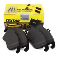 TEXTAR 2431001 Bremsbel&auml;ge + 2x Warnkontaktsensor f&uuml;r MERCEDES C204 A207 S212 vorne