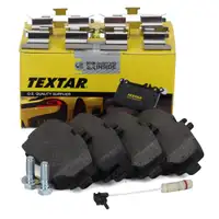 TEXTAR 2307003 Bremsbel&auml;ge + Wako f&uuml;r MERCEDES A-Klasse W168 mit kurzem Radstand vorne
