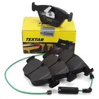 TEXTAR 2347402 Bremsbel&auml;ge + Warnkontaktsensor f&uuml;r BMW 3er E46 M3/CSL 343/360 PS vorne