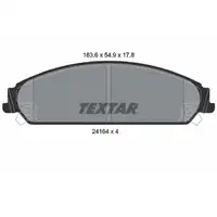 TEXTAR 2416401 Brake Pads for CHRYSLER 300C LX LE BR5/BR6 LANCIA Thema LX_ (front)