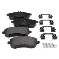 TEXTAR Brake Discs + Brake Pads + Sensor for MERCEDES W204 S204 with Sport Package (Front)