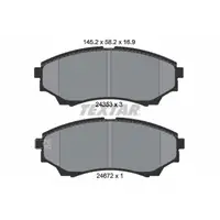 TEXTAR 2435301 Front Brake Pads for FORD Ranger ER, EQ, R_, ET, and MAZDA BT-50 CD UN