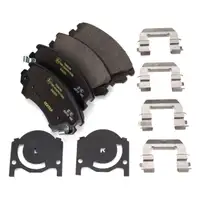 TEXTAR Brake Kit: Brake Discs + Brake Pads for OPEL Zafira Tourer C (Front + Rear)