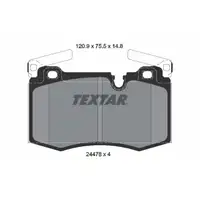 TEXTAR 2447801 Bremsbel&auml;ge Bremskl&ouml;tze f&uuml;r MINI R56 R55 R57 R58 R59 mit Sportpaket vorne
