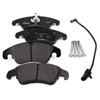 TEXTAR Bremsscheiben + Bel&auml;ge + Sensor f&uuml;r AUDI A4 B8 A5 8T 8F 1LA/1LB bis 06.2011 vorne