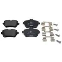 TEXTAR 2507103 Bremsbel&auml;ge + Wako f&uuml;r MERCEDES S-Klasse W222 A217 C217 hinten