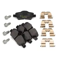 TEXTAR Bremsscheiben + Bremsbel&auml;ge + Sensor f&uuml;r MINI F55 F56 F57 One/Cooper/Works hinten