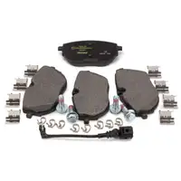 TEXTAR Bremsscheiben + Bel&auml;ge + Sensor f&uuml;r VW Multivan Transporter T6 10.2019 PR-2E3 vorne