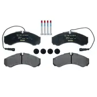 TEXTAR 2912113 Bremsbel&auml;ge + Warnsensor f&uuml;r NISSAN NT400/Cabstar F24M F24W 4500kg hinten