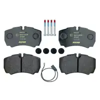 TEXTAR 2912307 Bremsbel&auml;ge + Warnsensor f&uuml;r FORD Transit/Tourneo 04.2006-08.2014 hinten