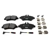TEXTAR Bremsbel&auml;ge + Wako f&uuml;r MERCEDES-BENZ Sprinter 906 VW Crafter 30-35/50 vorne hinten