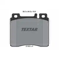 TEXTAR 2130304 Brake Pads, Brake Shoes, Brake Pad Set for Mercedes S-Class W140 (Front)