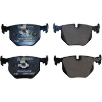 TEXTAR 2148703 Bremsbel&auml;ge + Wako f&uuml;r BMW 3er E46 330i 330xi 330d 330xd hinten