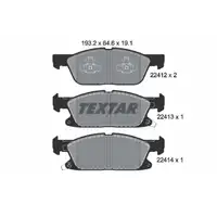 TEXTAR 2241201 Bremsbel&auml;ge f&uuml;r FORD Focus 4 ST Galaxy CK Kuga 3 S-Max CJ Edge vorne