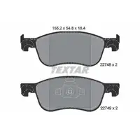 TEXTAR 92292703 Bremsbel&auml;ge f&uuml;r FORD Fiesta 7 MK7 1.0 EcoBoost 1.1 1.5 ST 1.5 TDCi vorne