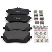 TEXTAR Bremsscheiben + Bel&auml;ge + Sensor f&uuml;r MERCEDES W/V177 C/A218 ohne Sportpaket vorne