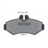 TEXTAR 2302101 Bremsbel&auml;ge f&uuml;r MERCEDES-BENZ G-Klasse W461 W463 Sprinter 3-t B903 hinten