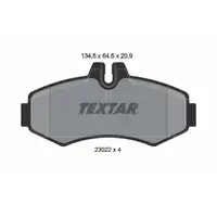 TEXTAR 2302201 Brake pads for Mercedes-Benz V-Class Vito W638 with Bosch system (front)
