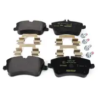 TEXTAR Bremsscheiben + Beläge + Wako für MERCEDES W203 S203 A209 C209 R171 vorne
