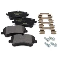TEXTAR 2311402 Brake Pads + Wako for MERCEDES W203, S203, CL203, C209, A209, R171 (front)