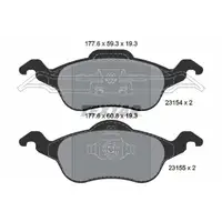 TEXTAR 2315402 Bremsbel&auml;ge Bremskl&ouml;tze f&uuml;r FORD Focus 1 MK1 1.4-2.0 16V 1.8 DIESEL vorne