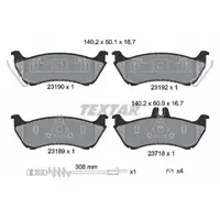 TEXTAR 2319002 Bremsbel&auml;ge Bremskl&ouml;tze f&uuml;r MERCEDES M-Klasse ML230-430 ML270CDI hinten