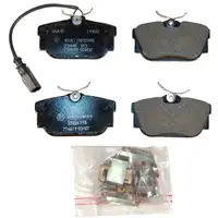 TEXTAR Bremsscheiben + Bel&auml;ge + Wako f&uuml;r VW Transporter T4 15 Zoll ab 01.1996 hinten